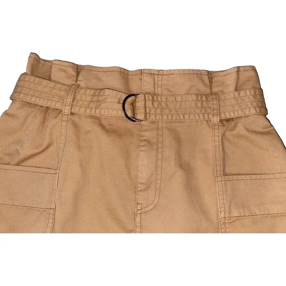 WILD Fable High-Rise Belted Mini Skirt Tan - Picture 4 of 11